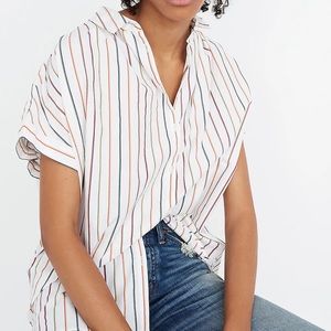 Madewell Central Shirt in Sadie Stripe